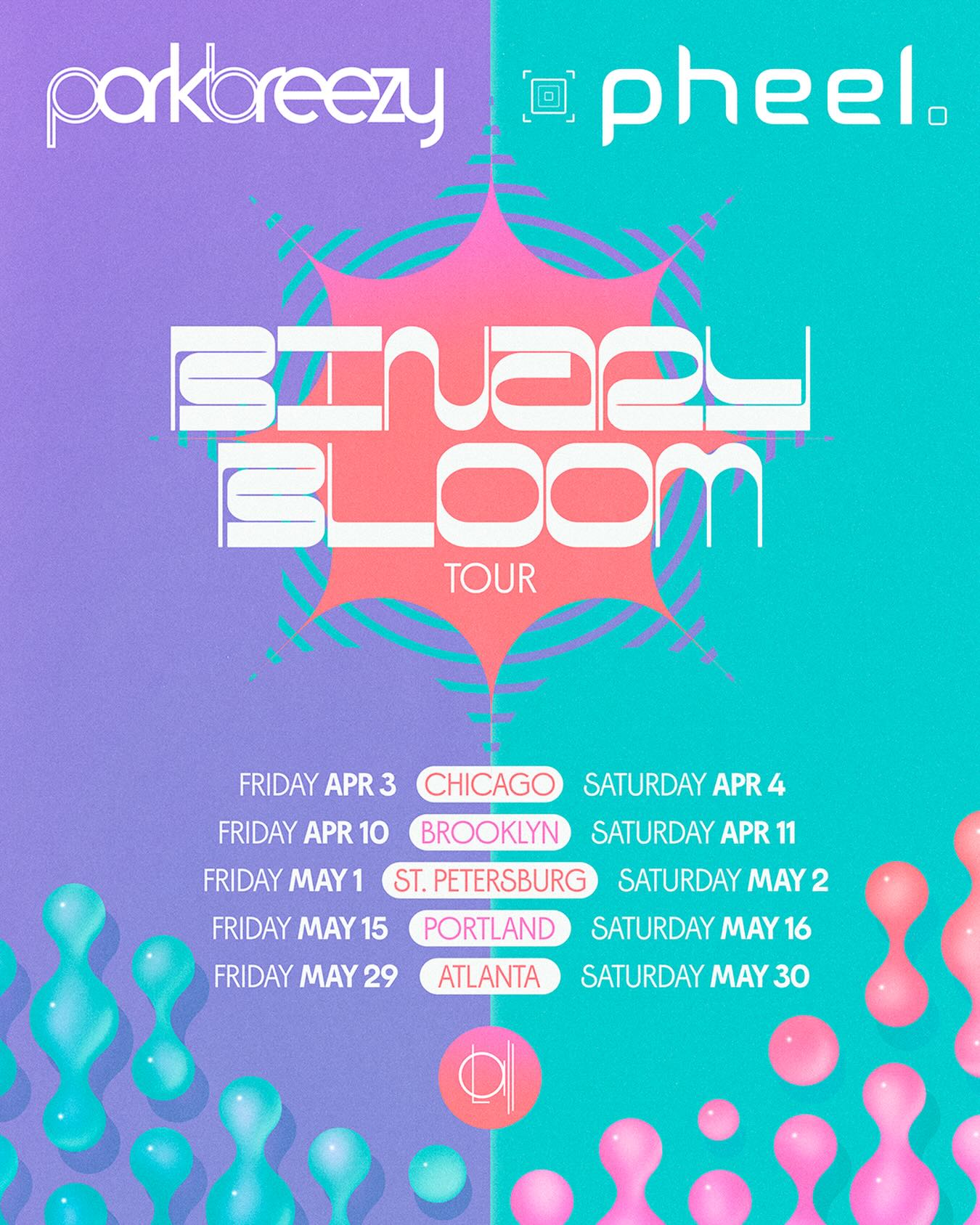 Pheel Binary Bloom Tour Poster 2026